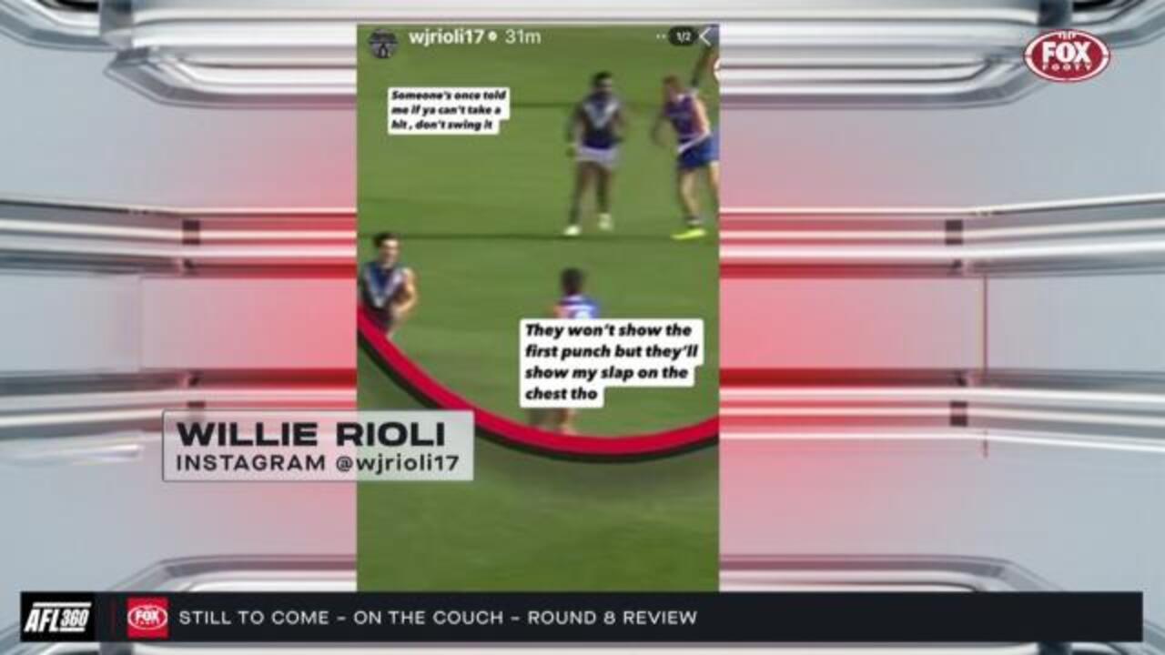 Whateley unpacks Rioli's recent incident