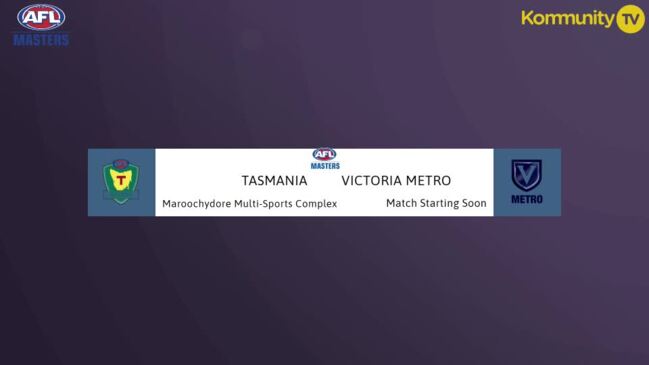 Replay: AFL Masters National Carnival - TAS v Vic Metro (Men 55s Div 1)