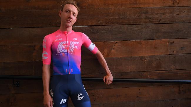 ADELAIDE, AUSTRALIA - JANUARY 12: Michael Woods of Canada and Team EF Education First Pro Cycling / during the EF Education First Pro Cycling Team 2019 - Rapha New Jersey Presentation on January 12, 2019 in Adelaide, Australia. (Photo by Tim de Waele/Getty Images)