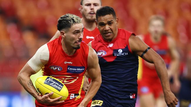 Izak Rankine lit it up on debut. Picture: Getty Images