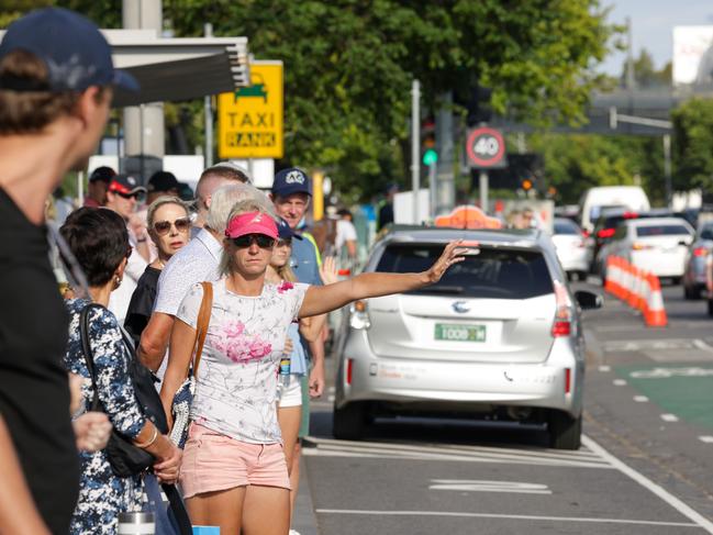 Tennis fans are being warned to be wary of taxi rip-offs at the Australian Open. Picture: Ian Currie