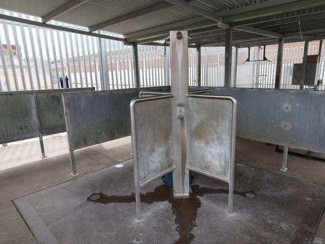 The yards also feature shower facilities. Picture: News Corp