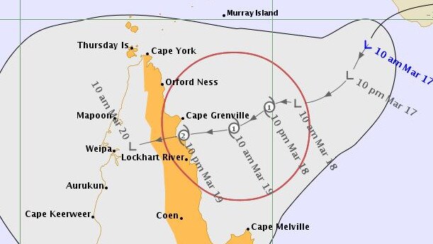 The Bureau of Meteorology says there is a high chance of tropical cyclone formation in the northwest Coral Sea on Monday.