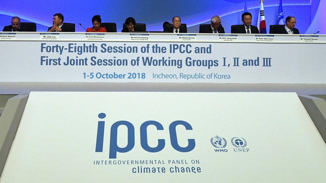 Delegates and experts at the opening ceremony of IPCC’s 48th session in Incheon, South Korea on Monday.