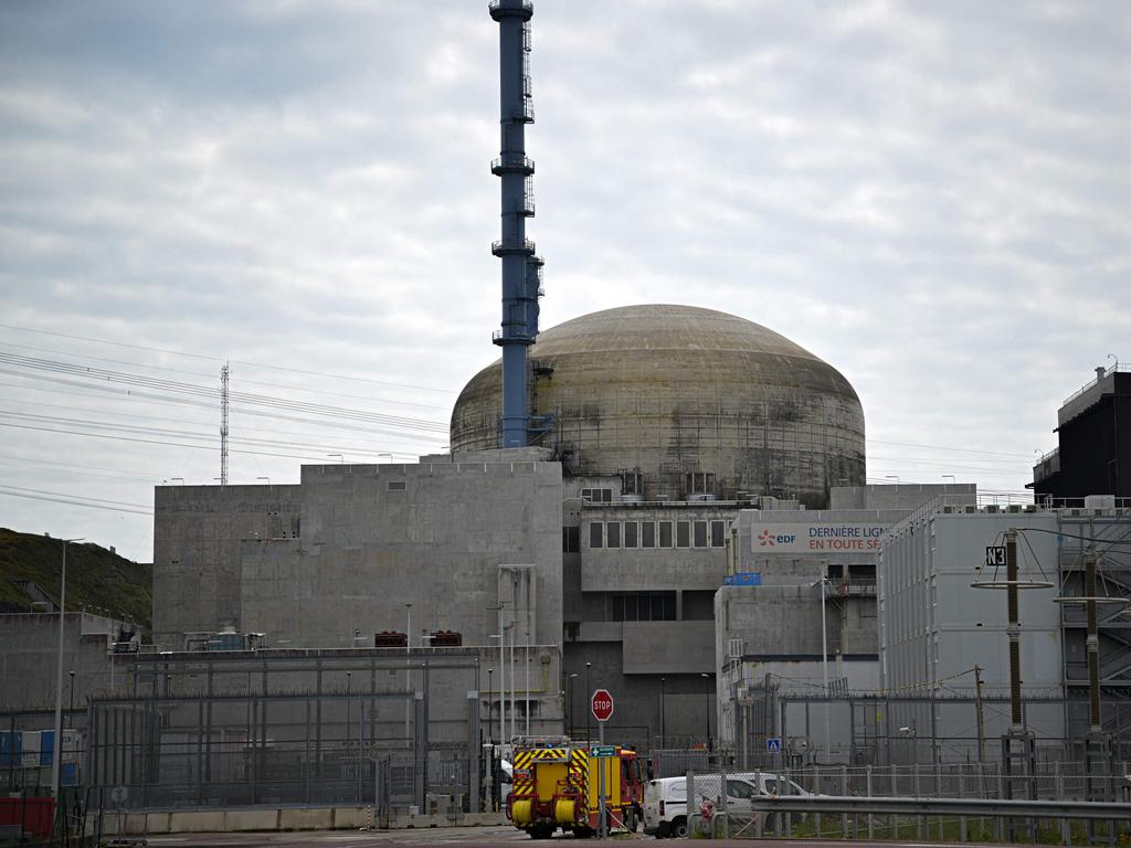 The nuclear power plant of Flamanville, north-western France, as the Flamanville 3 nuclear power plant is ready to start. Picture: AFP