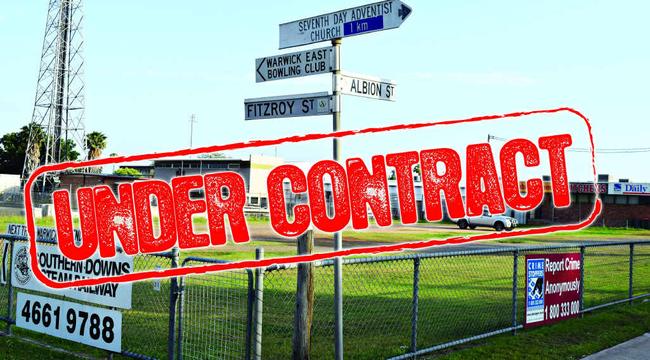 UNDER CONTRACT: The Southern Downs Regional Council has confirmed a prime piece of commercial land on the corner of Albion and Fitzroy Sts is under contract. Picture: Jayden Brown