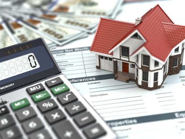 Mortgage calculator. House, money and document. Picture: THINKSTOCK