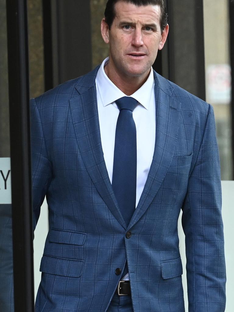 Ben Roberts-Smith, former SAS soldier leaving court Picture: NCA NewsWire / Jeremy Piper