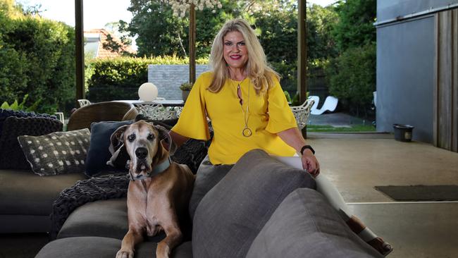 Belinda Selway at her Mosman home. Picture: Jane Dempster.