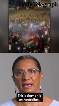"Un-Australian"- Peris slams misuse of Aboriginal flag by Palestinians