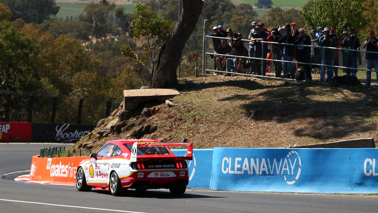 Fans watch on at the Dipper as Scott McLaughlin flies. Picture: Robert Cianflone