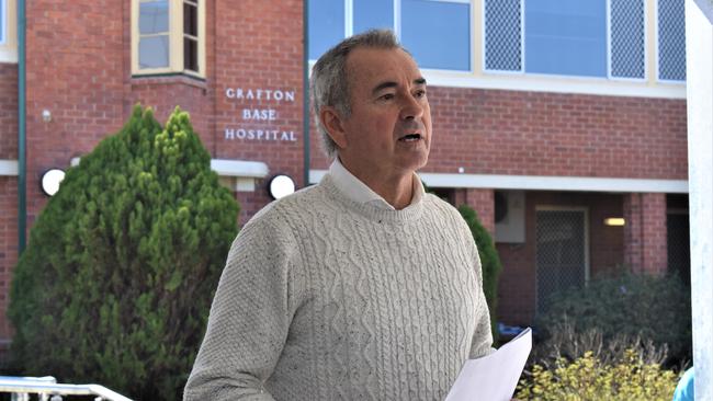 Member for Clarence Chris Gulaptis said he contacted health authorities over lack of testing facilities for Grafton.