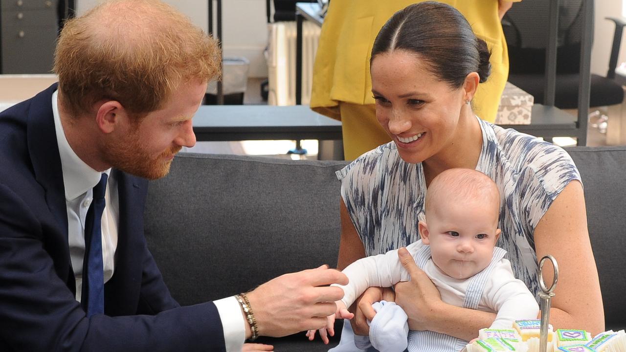 Harry, Meghan and Archie will lead a more private life from now on. Picture: Henk Kruger/ Pool/AFP