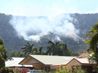 Today in Cairns: Temperatures rise as fire burns