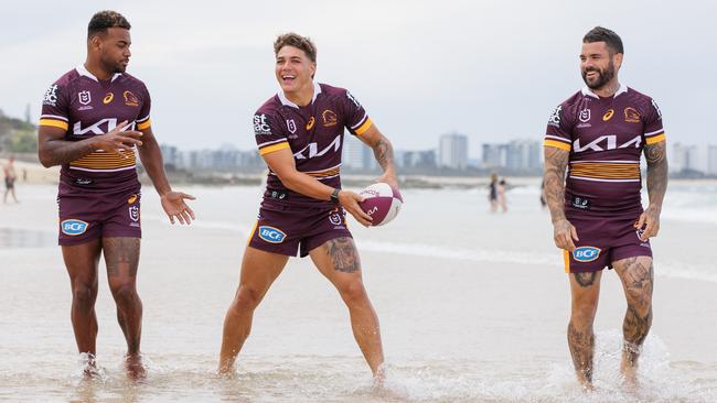 Reece Walsh is a key link man in the Broncos’ backline. Picture: Lachie Millard