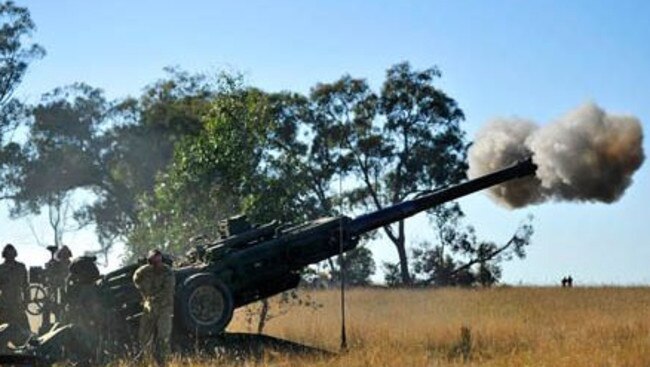 LONG RANGE: A 155mm towed howitzer can hit targets up to 30km away