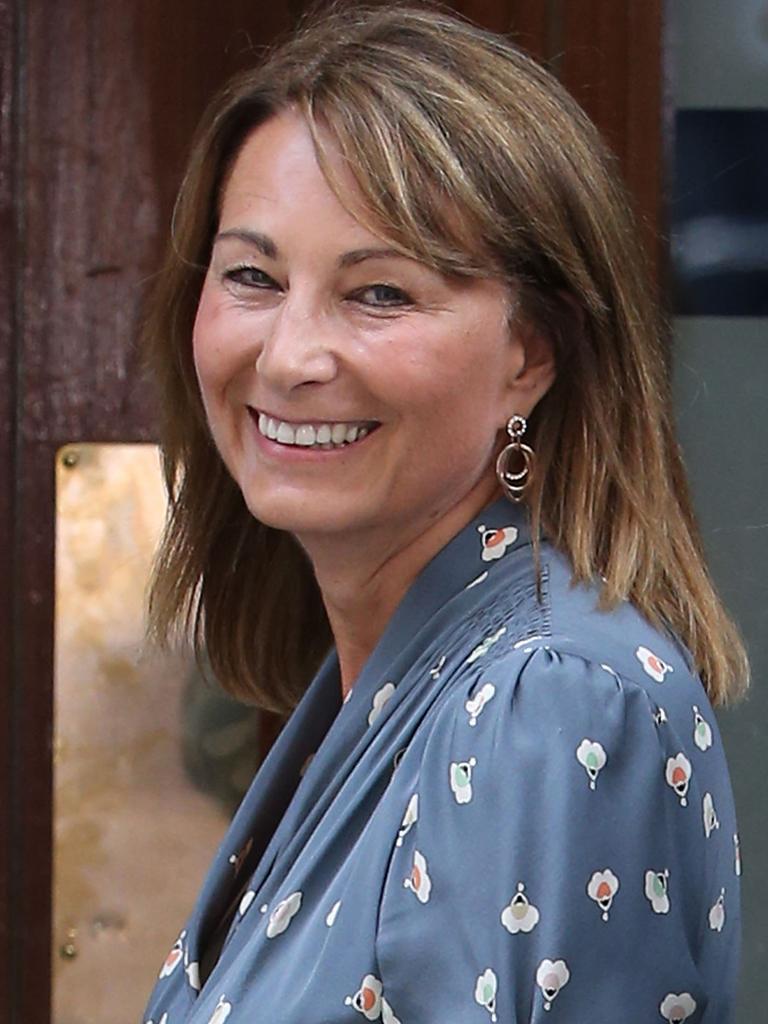 He was joined by his mother-in-law Carole Middleton. Picture: Chris Jackson/Getty Images