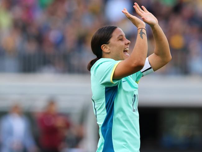 Sam Kerr is poised to make return from a serious knee injury. Picture: James Worsfold/Getty Images