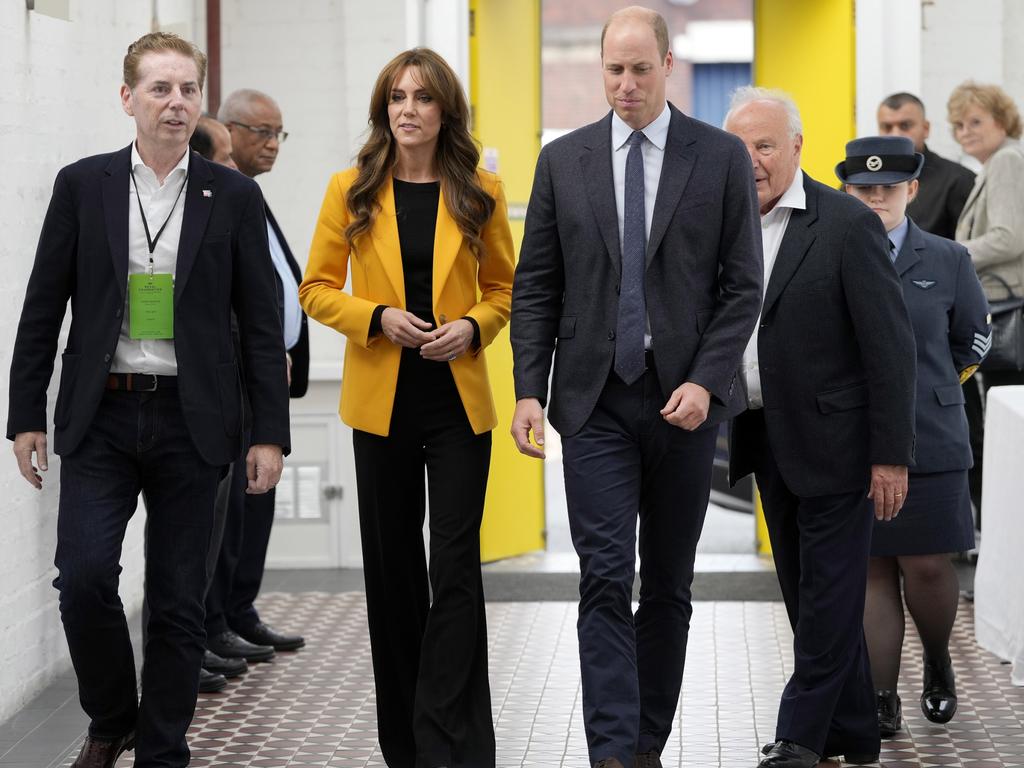 Kate and William arriving to host the forum in Birmingham on Tuesday. Picture: Kirsty Wigglesworth-WPA Pool/Getty Images