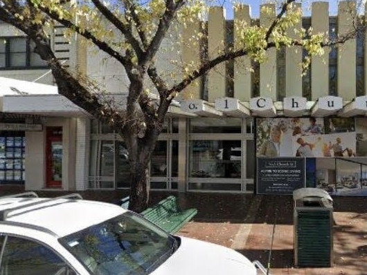 Street view of the existing site on Macquarie St.