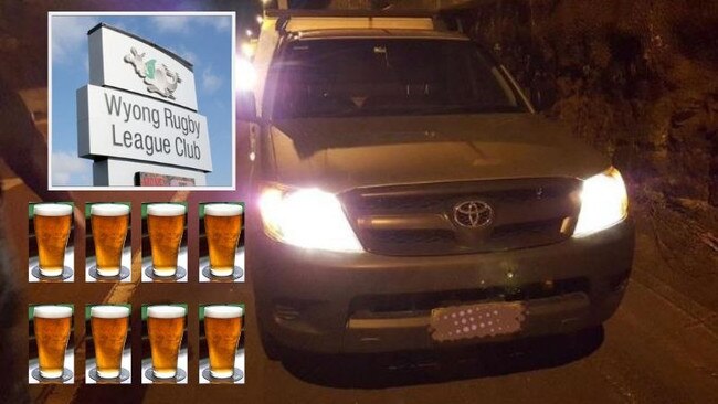 A man told police he had at least eight schooners of beer before driving on the M1. Picture: supplied