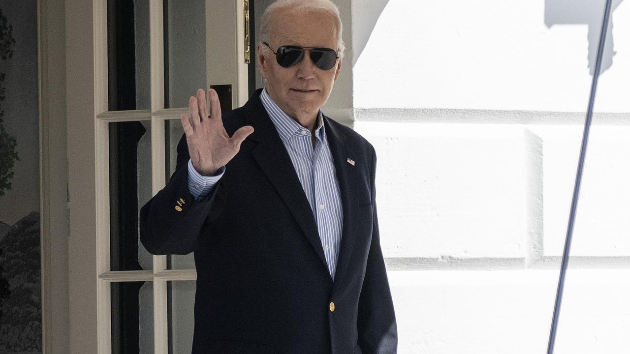 US President Joe Biden, on his way to Texas on February 29, said the deaths could delay a ceasefire. (Photo by ANDREW CABALLERO-REYNOLDS / AFP).