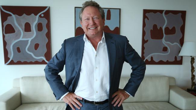 The Clean Energy Investor Group – whose members include Andrew Forrest’s Squadron Energy, Macquarie, Blackrock and Snowy Hydro – said a string of changes were needed to cut the cost of capital and lure big name investors to Australia’s electricity market this decade. Picture: Britta Campion