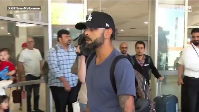 Indian superstar's angry exchange at Melbourne Airport