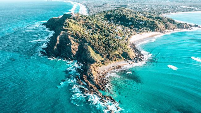 Byron Bay has interjected on an argument between the Big Prawn and the Big Banana to remind both landmarks their towns are inferior.