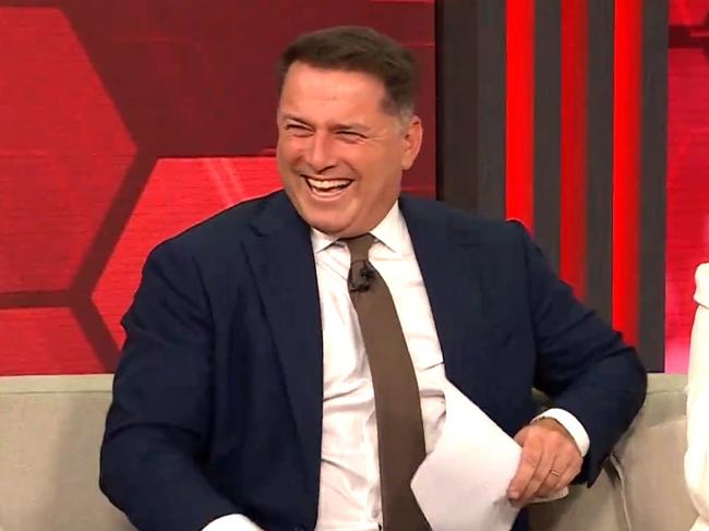 Karl Stefanovic and Sarah Abo got quite excited. Photo: Twitter, @TheTodayShow.
