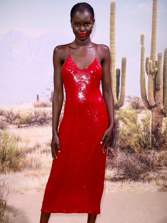 Akech attends a gala dinner in honour of Stella McCartney. Picture: Getty Images