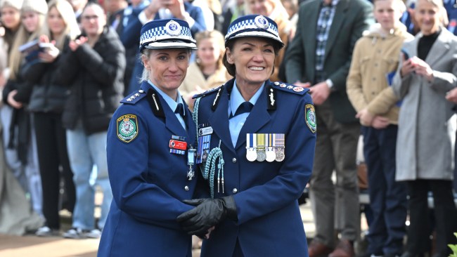 NSW Police Inspector Amy Scott who shot knifeman Joel Cauchi and ended his deadly stabbing spree inside Westfield Bondi Junction in April has received a special bravery award. Picture: POOL/NewsWire/Mick Tsikas