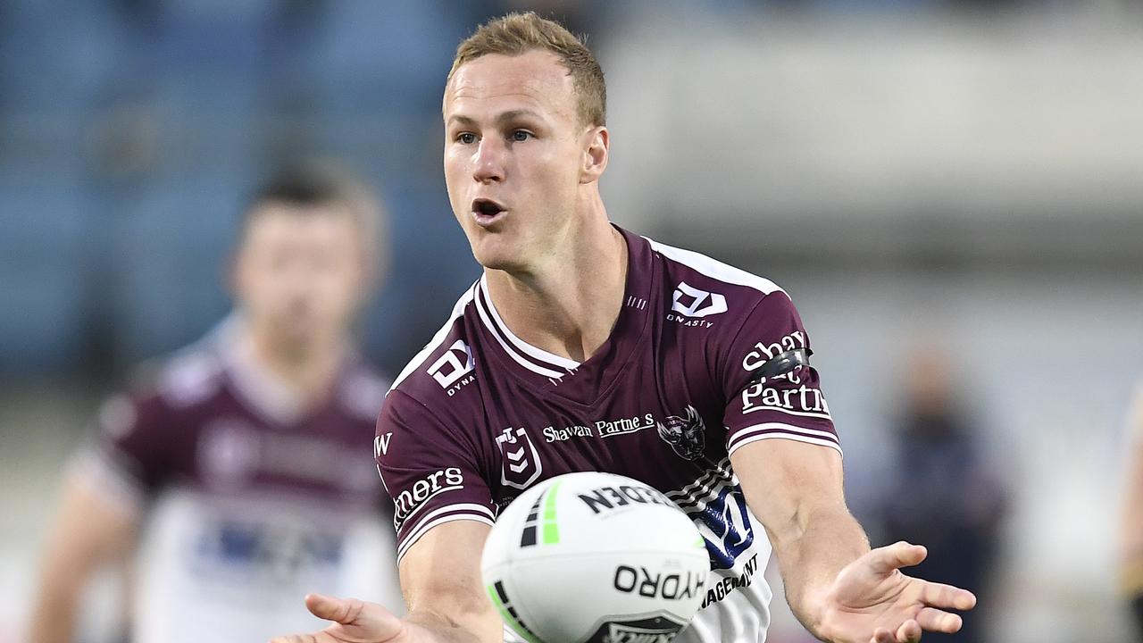 Manly captain Daly Cherry-Evans will resurrect his halves partnership with Kieran Foran. Picture: Getty Images