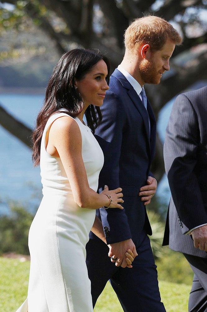 Meghan Markle Wore a Thing: Pleated Brandon Maxwell Pants Edition