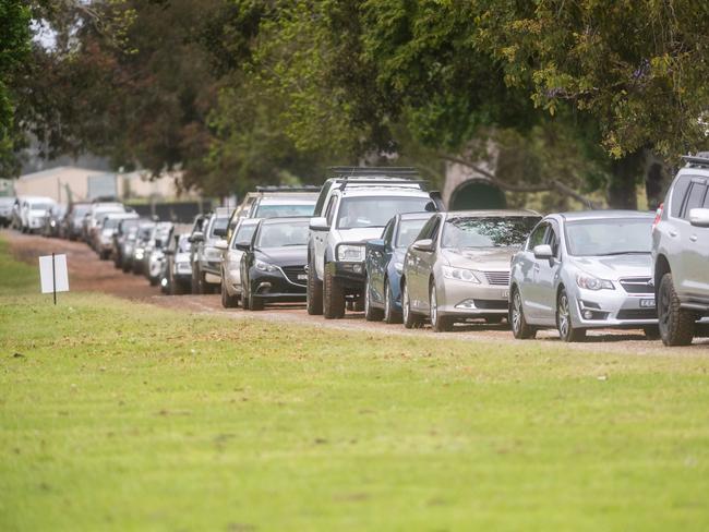 Long queue at Grafton testing clinic as cases rise