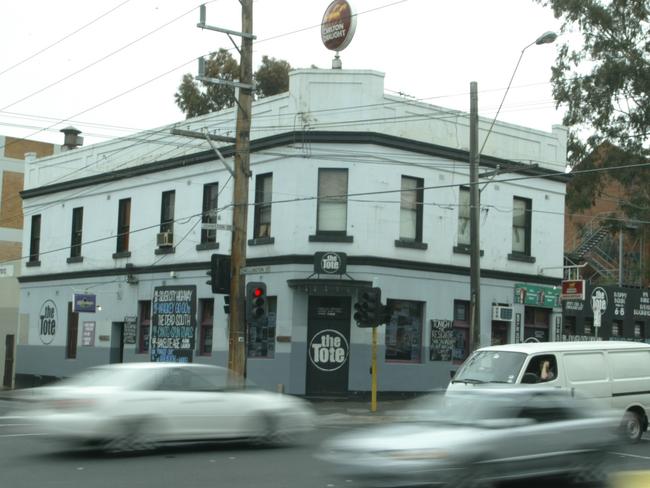 The Tote Hotel in Collingwood. Pub.