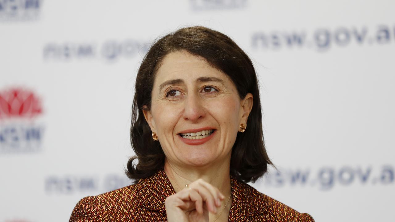 NSW Premier Gladys Berejiklian announced a “roadmap” to the end of lockdown. Picture: NCA NewsWire / Nikki Short