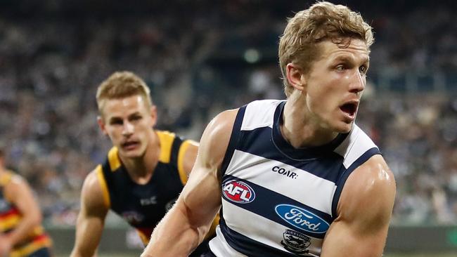 Scott Selwood in action for Geelong. Picture: AFL Media