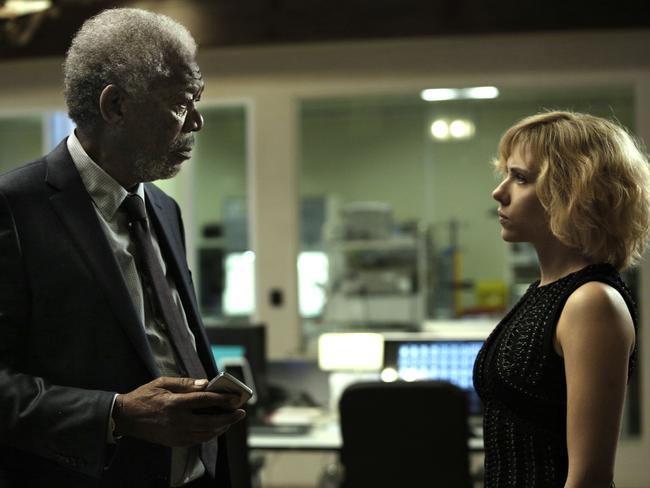 Can Morgan Freeman’s brain expert get to grips with Lucy’s fast-growing powers?