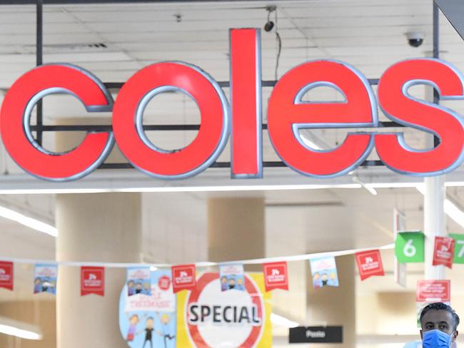 SYDNEY, AUSTRALIA - NCA NewsWire Photos AUGUST, 23, 2020: People are seen wearing face masks, to help prevent the spread of COVID-19, at Coles Waterloo, Sydney. Picture: NCA NewsWire/Bianca De Marchi