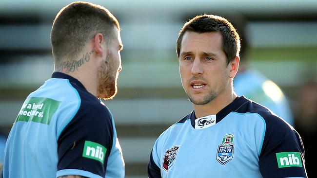 Mitchell Pearce could join NSW teammate Josh Dugan at Cronulla.