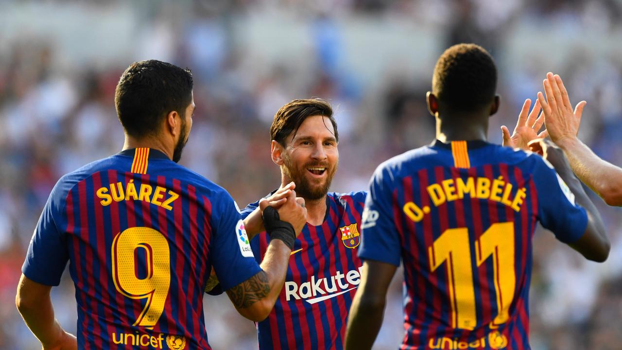 La Liga Results Goals Video Highlights Ousmane Dembele Barcelona Real Madrid Cristiano Ronaldo