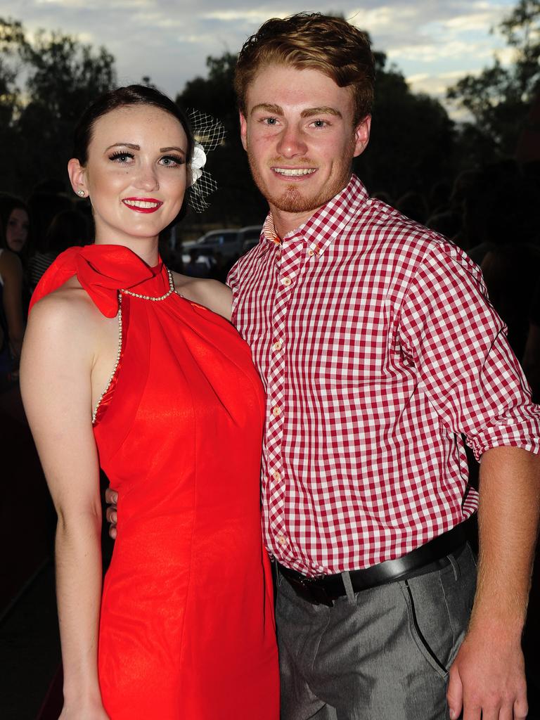 Sophie Cornell and John Schluter at the 2013 St Philip’s College formal at the Alice Springs Convention Centre. Picture: NT NEWS