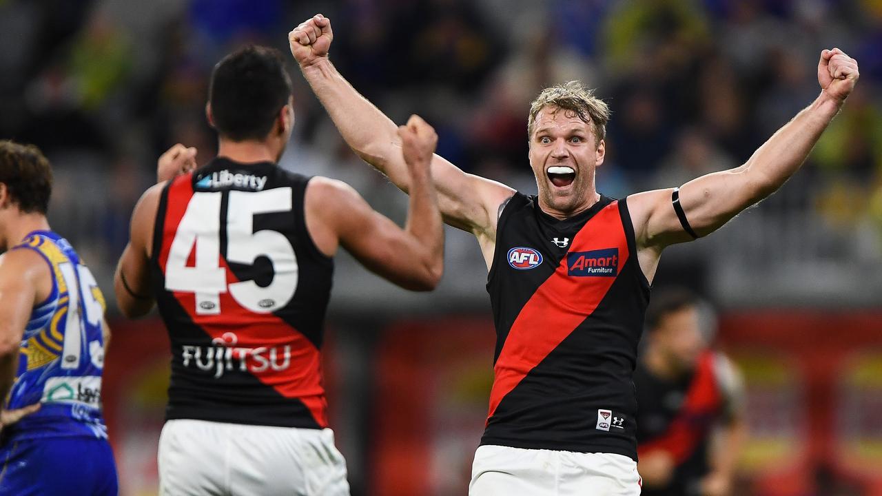 Essendon is on the rise, playing a very Richmond-like game style. (Photo by Daniel Carson/AFL Photos via Getty Images)