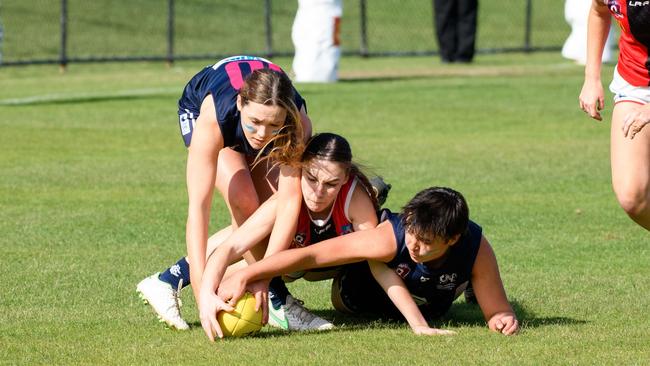 Desperate at ground level - The Victoria Point under 17s had a win over Tweed Coolangatta.