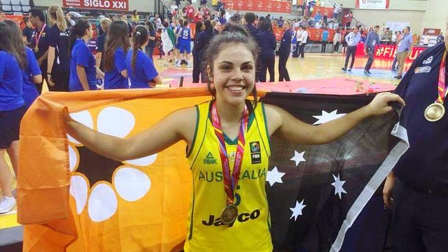 Abby Cubillo won a gold medal representing Australia as an Under-17.