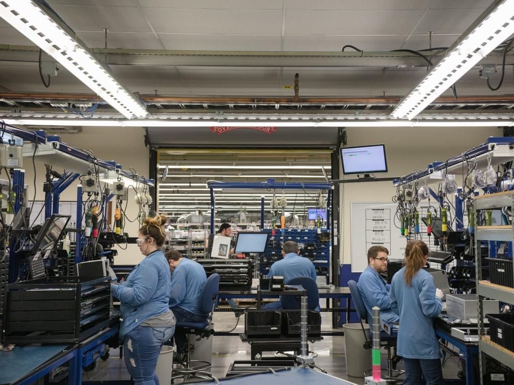 Workers at Schweitzer Engineering Laboratories in Washington. Photo credit: Rajah Bose for the Wa