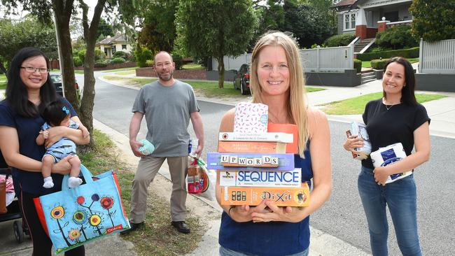 Samantha thoughtful idea is helping her neighbourhood during the pandemic. Picture: Josie Hayden