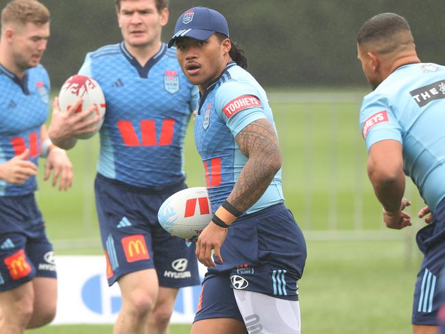 Brian To’o is in tremendous shape despite the eyebrow-raising diet. Picture: Rohan Kelly