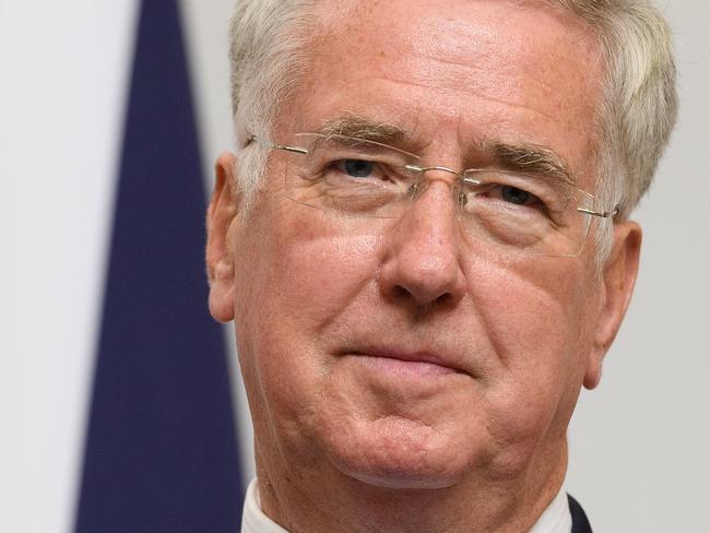 Britain's Defence Secretary Michael Fallon has been named after placing his hand on a journalist’s knee. She has since said her knees are ‘in tact’ and she did not consider it harassment. Picture: Leon Neal/Getty Images.